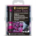 Chameleon Colour Tops Floral Tones Set | Set of 5