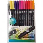 Tombow ABT Dual Brush Pen Sunset | Set of 12