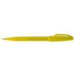 Pentel Touch Brush Sign Pen Yellow