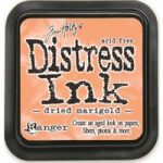 Ranger Distress Ink Pad 3in x 3in by Tim Holtz | Dried Marigold