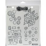 Ranger Dylusions Cling Stamp Set Four By Four by Dyan Reaveley