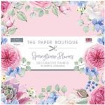 Paper Boutique 7in x 7in Decorative Panel Pad 160gsm 36 Sheets | Springtime Blooms