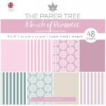 The Paper Tree 8in x 8in Essentials Pad A Touch of Pink 160gsm 48 Sheets | A Touch of Romance