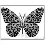 Sweet Poppy Stencils Steampunk Butterfly