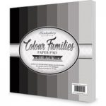 Hunkydory Paper Pad Colour Families in Black | 48 Sheets