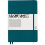 Leuchtturm1917 Pacific Green A5 Hardcover Medium Notebook | Squared
