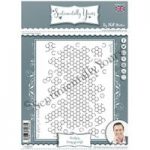 Phill Martin Sentimentally Yours A6 Rubber Stamp Broken Honeycomb