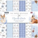 Paper Boutique 8in x 8in Paper Pad 160gsm 36 Sheets | A Sprinkle of Winter