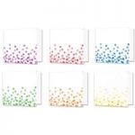 Hunkydory Card Blanks & Envelope Pack 6in x 6in Confetti Dots Design Essentials