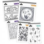 Craftwork Cards Wildflower Bundle with Stamps Dies & Embossing Folders