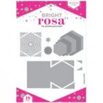 Bright Rosa Die Set Hexagon Card | Set of 19