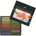Faber Castell Polychromos Artists’ Pastel Crayon Set | Box of 24