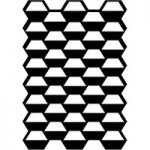 Creative Expressions Mini Stencil Hexacomb
