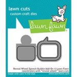Lawn Fawn Die Reveal Wheel Speech Bubble Add On Set of 2 | Lawn Cuts Custom Craft