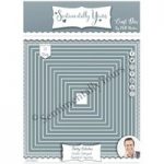 Phil Martin Sentimentally Yours Die Set Double Debossed Essential Squares Set of 13 | Stately Collection