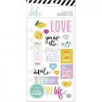 Heidi Swapp Memory Planner Fresh Start Playful Clear Stickers | 682 Pieces