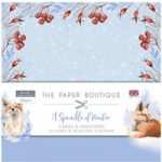 Paper Boutique 8in x 8in Card & Envelope 300gsm Pack of 20 | A Sprinkle of Winter