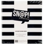 Simple Stories Sn@p! 6in x 8in Designer Binder Black Stripe