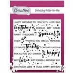 Creative 6in x 6in Embossing Folder For Him