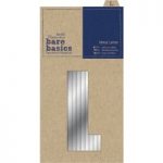 Papermania Bare Basics Metal Letters – L Silver