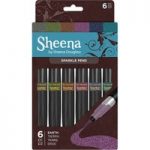 Sheena Douglass Sparkle Pen Set Earth | Pack of 6