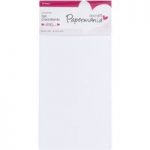 Papermania Tall White Cards and Envelopes (Pack of 10)