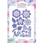 Card Making Magic Die Set Layered Florals Set of 19 by Christina Griffiths
