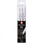 Sakura Gelly Roll Gel Pen Basic White 05 | Pack of 3