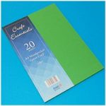 Craft UK Woodpecker Green Card 225gsm | Pack of 20