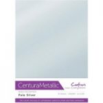 Crafter’s Companion Centura Metallic A4 Card Pale Silver | 10 sheets