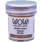 WOW! Metallic Embossing Powder Brass Regular | 15ml Jar