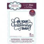 Sue Wilson Expressions Collection Christening Day Die Set