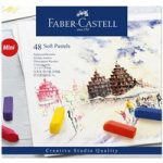 Faber Castell Creative Studio Half-Stick Soft Pastel Crayon Set | Box of 48