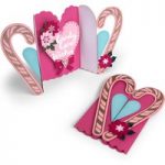 Sizzix Thinlits Die Set Card Candy Cane Fold-a-Long Set of 12 | Jen Long