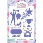 Card Making Magic Die Set Masculine Additions Set of 11 by Christina Griffiths