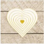 Couture Creations Cut Foil & Emboss Nesting Hearts | Modern Essentials Collection