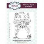 Creative Expressions A6 Rubber Stamp Toadstool Penthouse | Willowby Woods Collection
