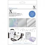 Xcut Xcut Xtras’ A5 Adhesive Foil Sheets Silver