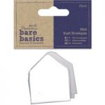 Papermania Bare Basics Mini Kraft Envelopes – White