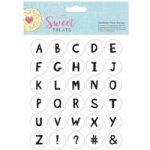 Papermania Clear Stamp Set Alphabet Set of 30 | Sweet Treats