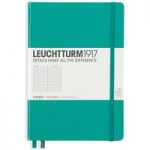 Leuchtturm1917 Emerald A5 Hardcover Medium Notebook | Squared