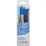 Copic Doodle Marker Pen Set Pack Blue | Set of 4