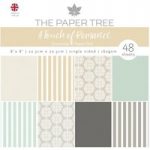 The Paper Tree 8in x 8in Essentials Pad 160gsm 48 Sheets | A Touch of Romance