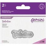 Gemini Die Set Expressions Valentine Sentiment | Set of 2
