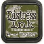 Ranger Distress Ink Pad 3in x 3in by Tim Holtz | Forest Moss