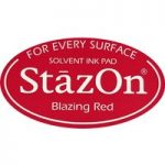 Tsukineko StazOn Ink Pad – Blazing Red
