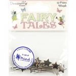 Dovecraft Premium Fairy Tales Metal Fairy Wands | Pack of 12