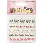 Dovecraft Premium Folkland Cotton Ribbons | Pack of 5