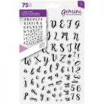 Gemini A6 Stamp Set Alphabet | Set of 75