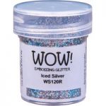 WOW! Embossing Glitter Iced Silver Regular | 15ml Jar